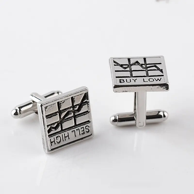 Fashionable Alloy Electric-Plated Cufflinks (Stock Theme)