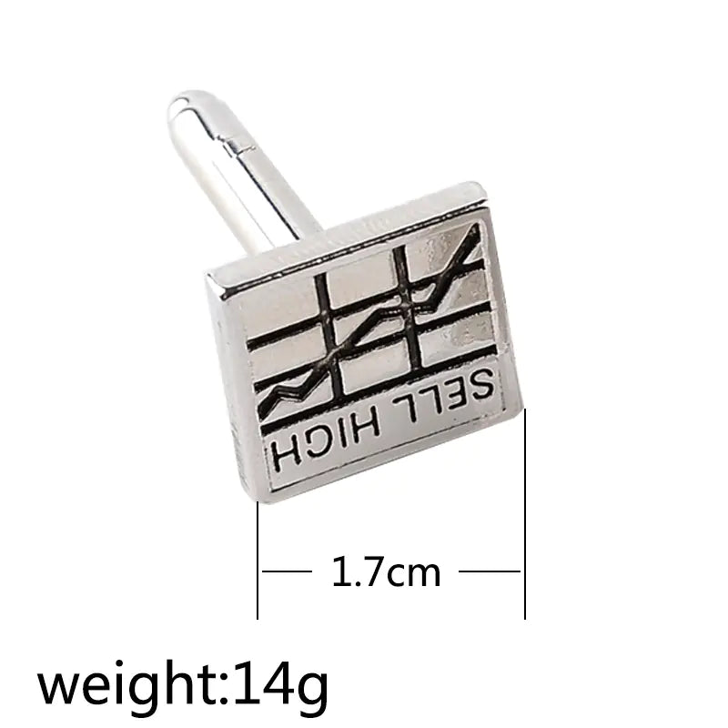 Fashionable Alloy Electric-Plated Cufflinks (Stock Theme)