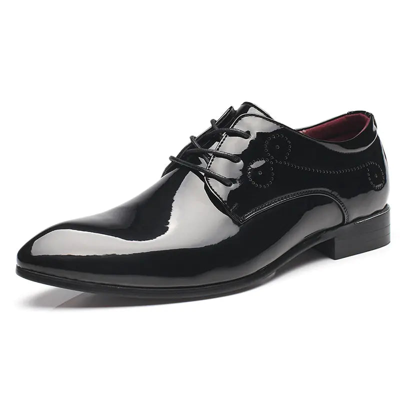 Men's Leather Business Casual Dress Shoes