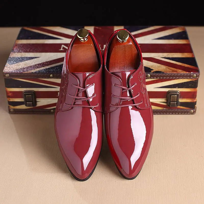 Men's Leather Business Casual Dress Shoes