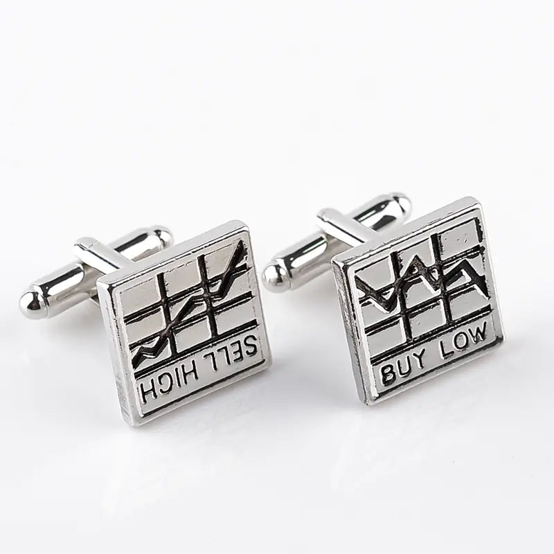 Fashionable Alloy Electric-Plated Cufflinks (Stock Theme)